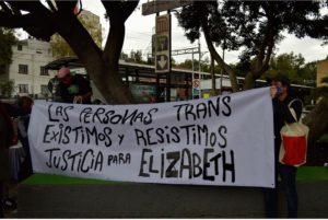 transfeminicidio de la activista y doctora María Elizabeth Montaño, quien laboraba en el Hospital Centro Médico Siglo XXI.