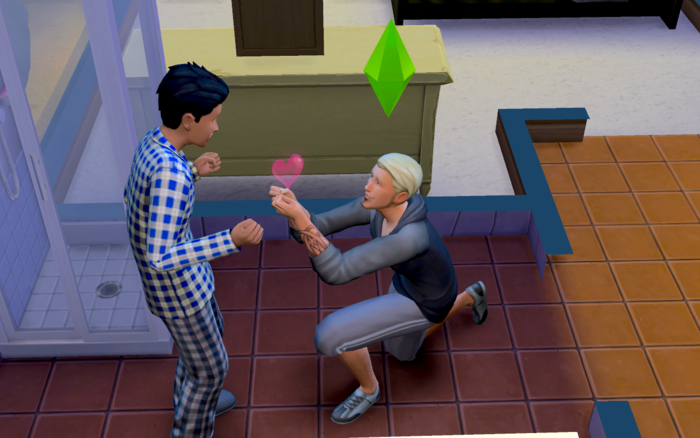 El amor triunfa en The Sims